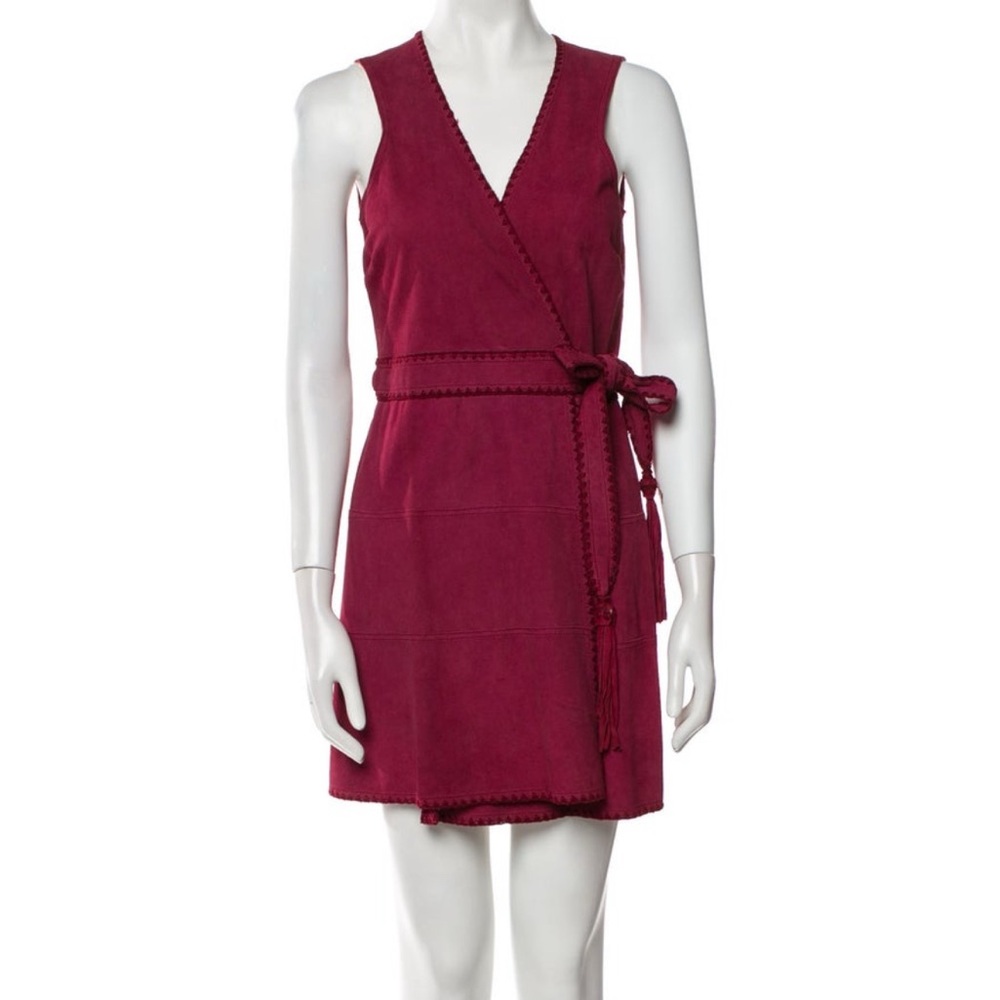 Calypso St.Barth Burgundy Wrap Dress